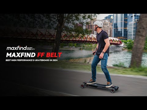 Maxfind FF BELT Electric Skateboard: The Best Summer Riding Companion