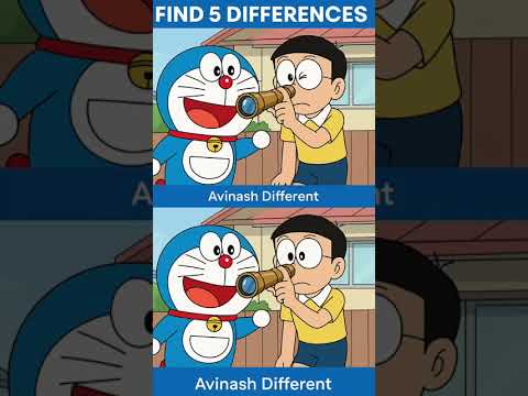 find only 5 difference between photo I give you 580Rs💸✅#doraemon #anime #growth #motivation