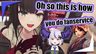 Laplus and Roberu are guests on Yui's 3D and got schooled on how to id
