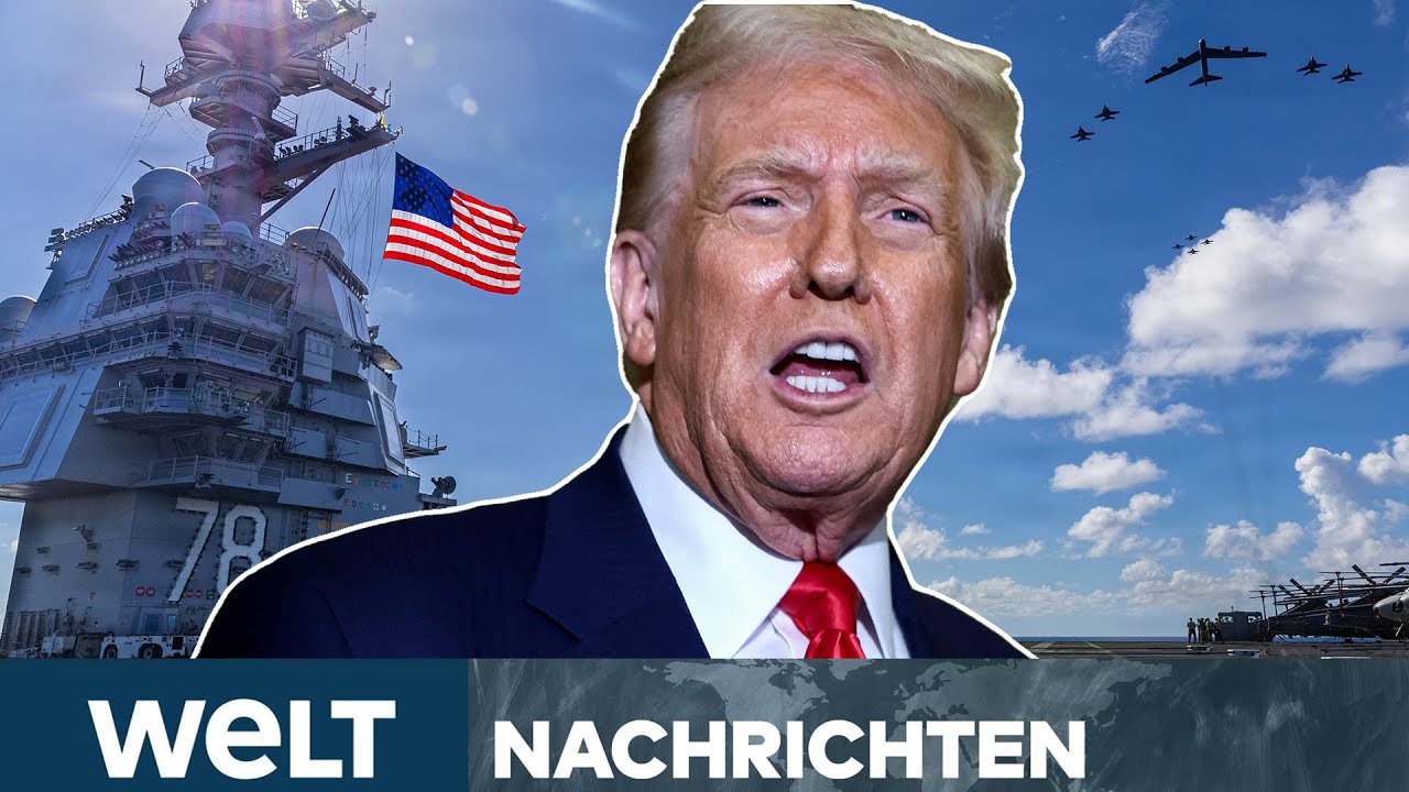 IRAN: „Werden sehen, was passiert!“ – Trump verschärft Drohungen auf Mullah-Regime! I WELT LIVE