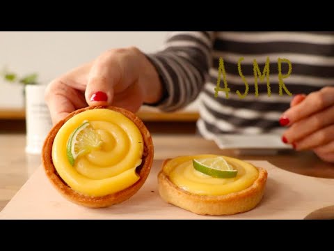 【咀嚼音/ASMR】レモンタルトを食べる音 Lemon Tart  Eating Sounds