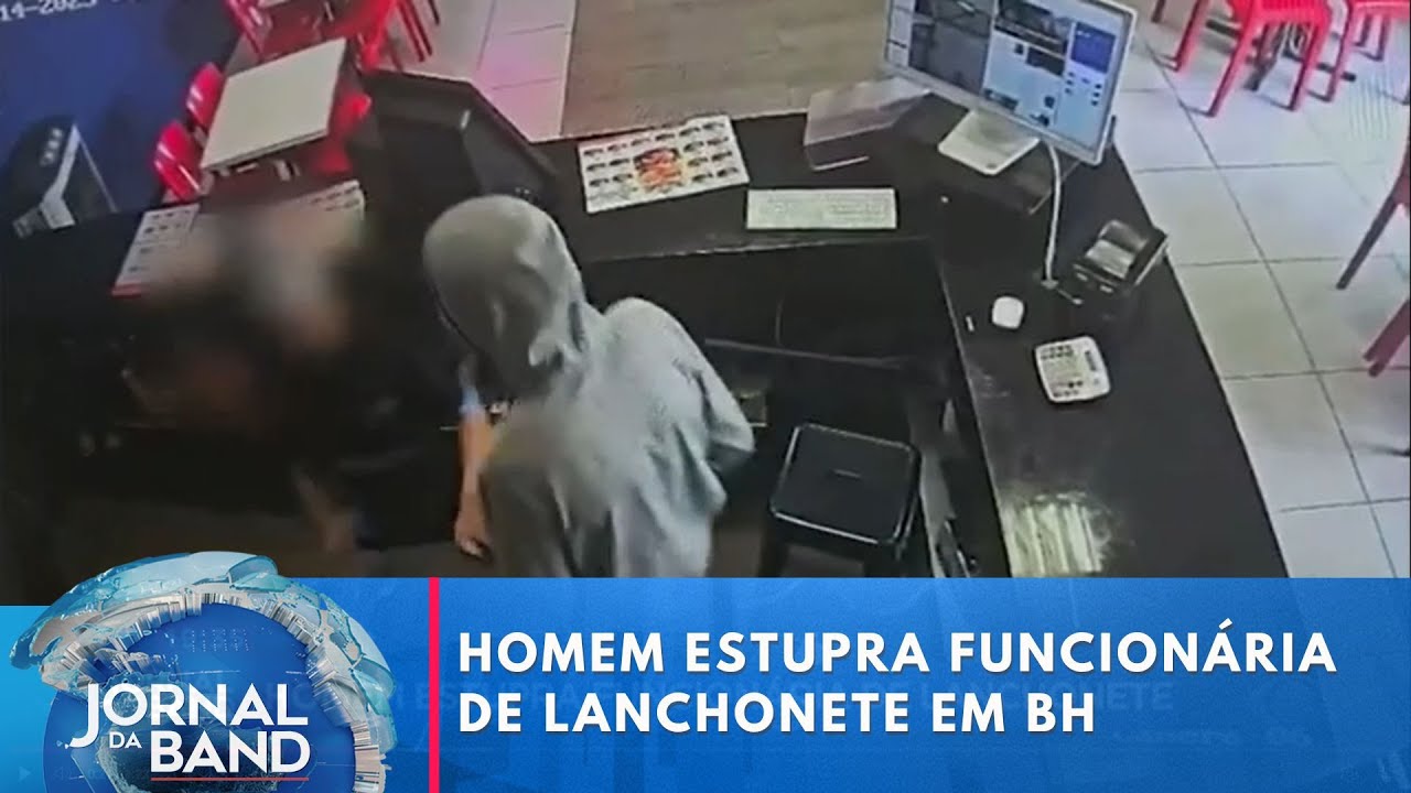 Homem estupra funcionária de lanchonete