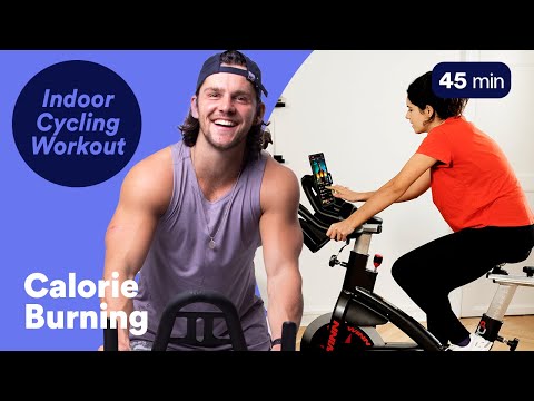 45 Minute Calorie Burning Indoor Cycling Workout | Motosumo