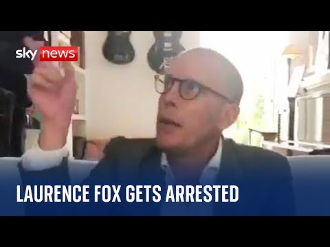 Laurence Fox shares his arrest on social media