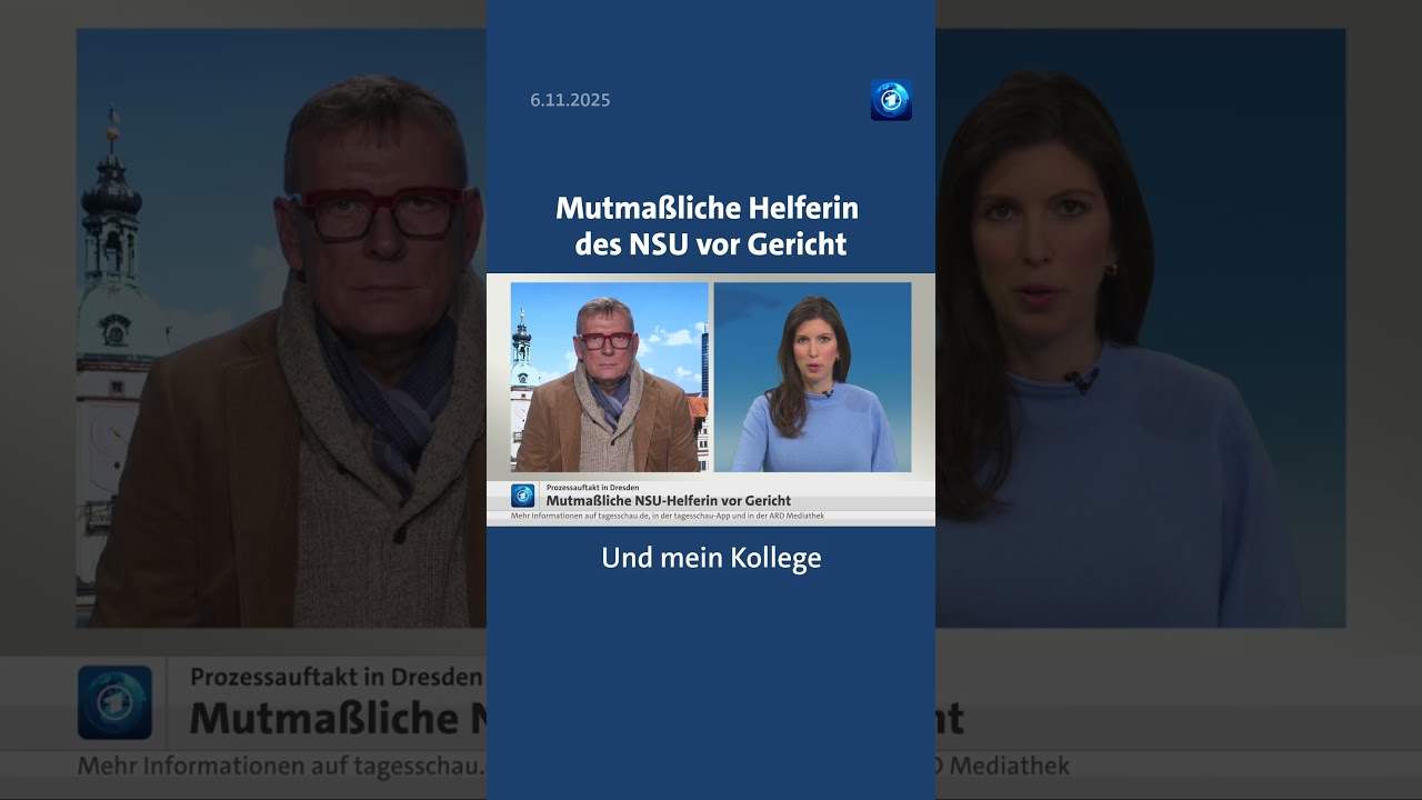 Prozess gegen mutmaßliche Helferin der NSU-Terrorgruppe tagesschau nachrichten nsu