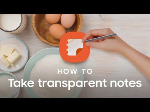 Galaxy Tab S6: How to take transparent notes while watching a video | Samsung