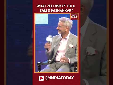 EAM Jaishankar Reveals What Ukrainian President Zelenskyy ‘Told’ Him During Meeting #jaishankar