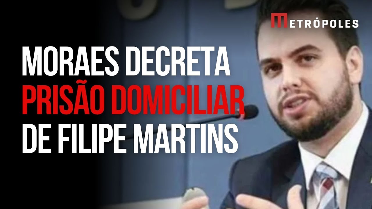 Após caso Silvinei, Moraes decreta prisão domiciliar de Filipe Martins e mais 9