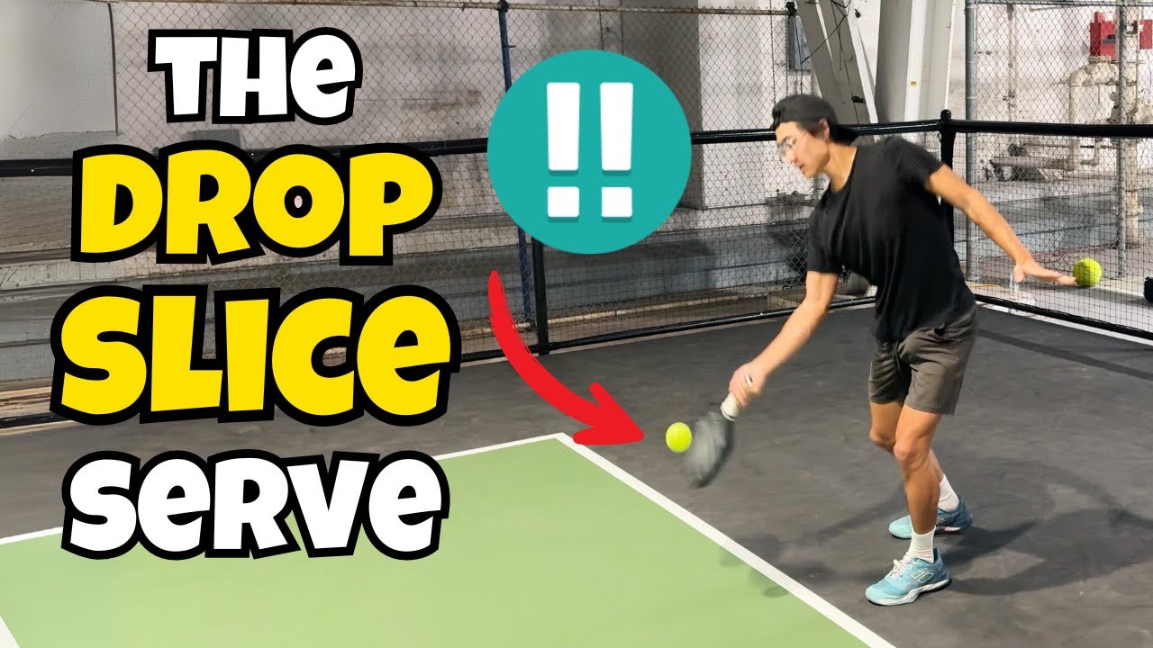 Learn The DROP SLICE Serve in 5 Minutes | CRAZY SIDE SPIN!