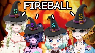 4 VTubers Scream FIREBALL and Things Explode