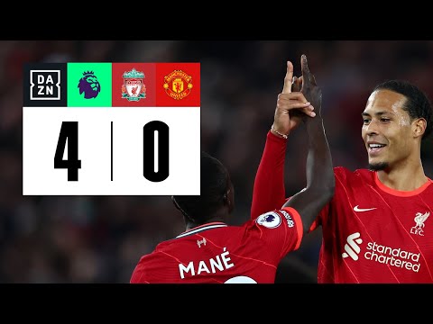 Liverpool vs Manchester United (4-0) | Resumen y goles | Highlights Premier League