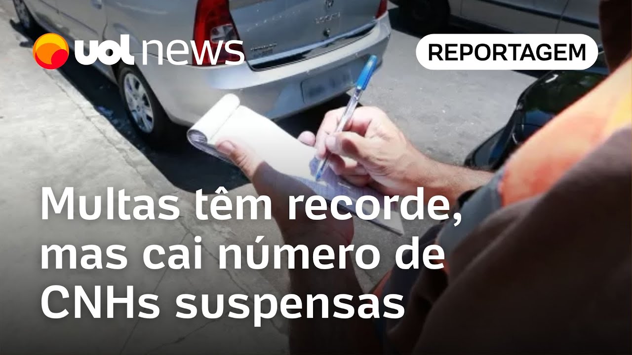 Mudança causa disparada em número de multas e queda nas suspensões de CNH