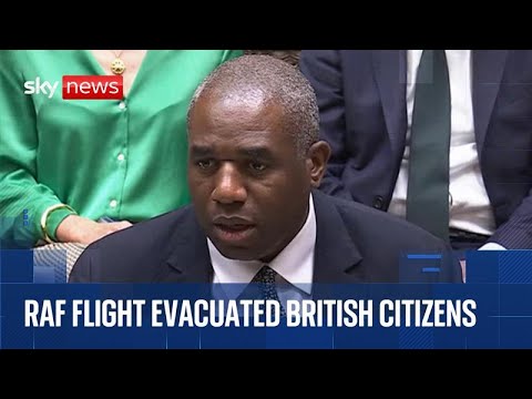 Foreign Secretary David Lammy updates MPs after US strikes on Iran