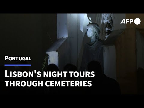 Tombs by torchlight: Lisbon opens cemeteries to public for guided night tours | AFP