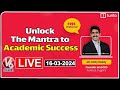 Live : Unlock The Mantra To Academic Excellence By Founder & CEO of Turito and YuppTV Mr. Uday Reddy