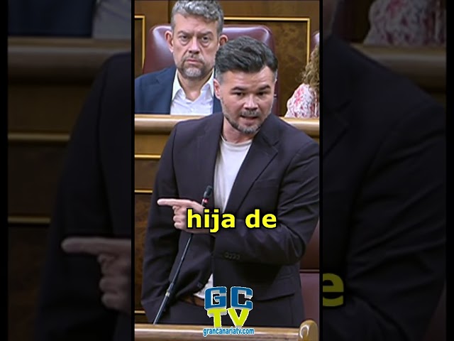 "Uno de esos supuestos periodistas llamó HIJA DE a una diputada" Gabriel Rufián