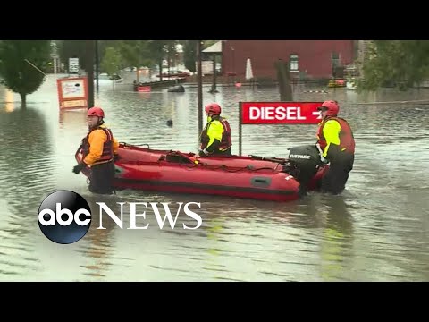Record rainfall causes flooding in St. Louis l ABC News