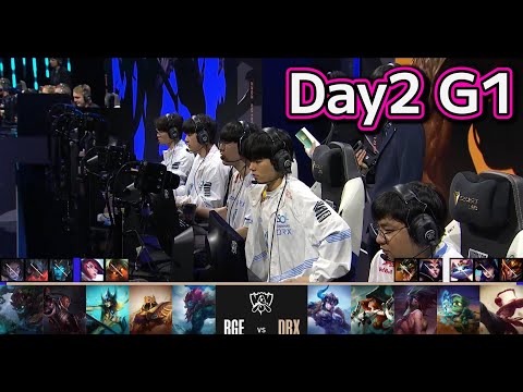 RGE vs DRX | Day2 G1 | 世界大会2022 Group Stage 日本語実況解説