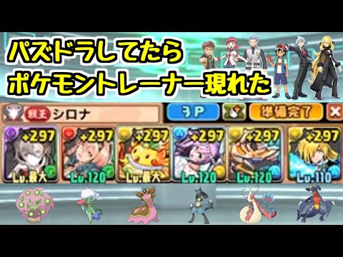 【意味が分かると面白い】パズドラやってたらいろんなポケモントレーナー現れたｗｗｗｗｗ【パズドラ】