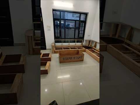 Modern L Shape Sofa Frame Making | Strong Wooden Structure Design | Sofa Wala Studio