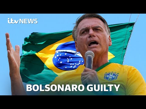 Brazil's former president Jair Bolsonaro convicted of plotting coup to remain in office | ITV News