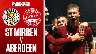 St Mirren 1-2 Aberdeen | Dons back up to fourth | Ladbrokes Premiership