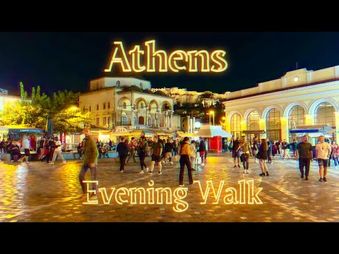 Athens, Greece 🇬🇷 | November 2023 | 4K Walking Tour