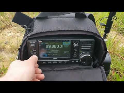 Icom 705 and spx200 aerial from Moonraker!