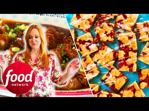 Ree Drummond Teaches You How To Make Strawberry Cobbler's And Mango BBQ Meatballs l Pioneer Woman