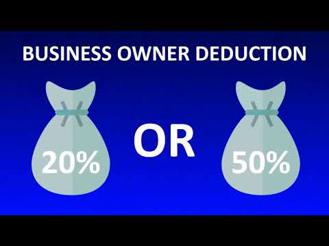 Qualifying For The New Business Owner Tax Break