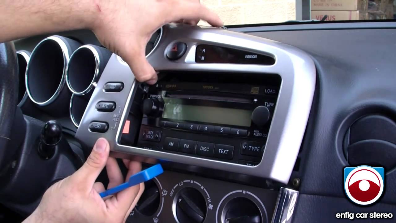 Radio Removal Toyota Matrix 2005 -2008 - YouTube pontiac stereo wiring 