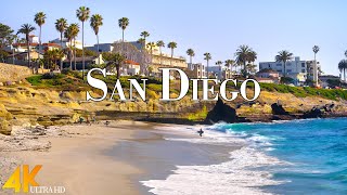 San Diego, California 4k Ultra HD • Stunning Footage, Scenic Relaxation Film with Calming Music.