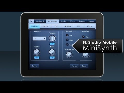 FL Studio Mobile | MiniSynth