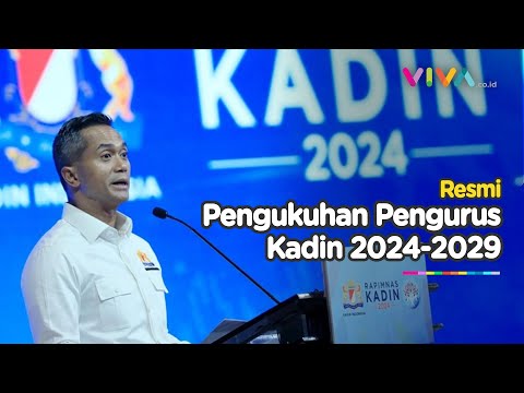 Kukuhkan Pengurus Kadin Anindya Bakrie Kita Harus Kompak Dukung