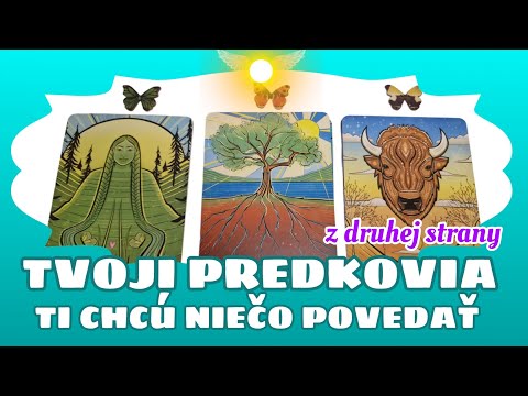 TVOJI PREDKOVIA - NIEKTO Z DRUHEJ STRANY TI CHCE NIEČO POVEDAŤ 🙏👼✨️ #zosnuli #duša #channeling