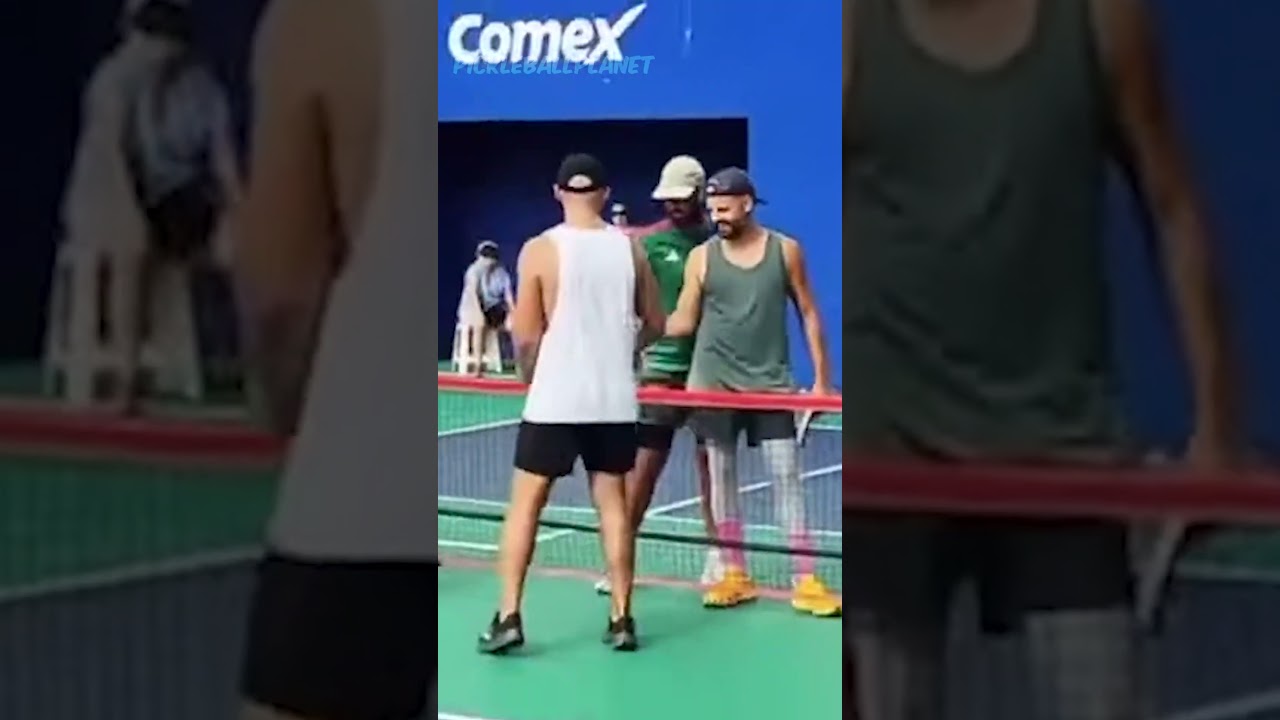 Pickleball Match Takes a Surprising Turn...