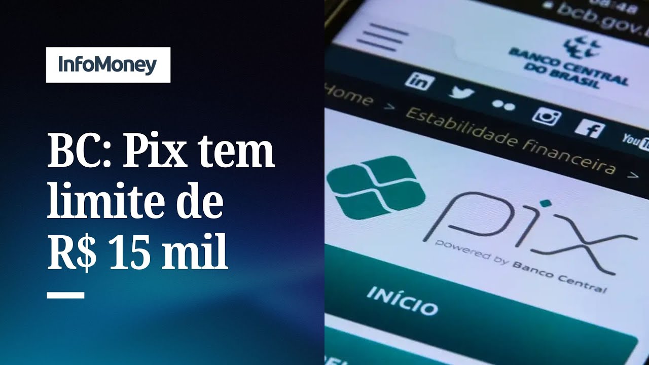 BC estabelece limite de R$ 15 mil para transferências via Pix e TED | InfoMoney News