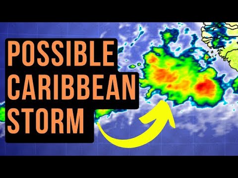 A Tropical Storm Could Move to the Caribbean Next Week….