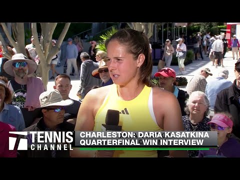 Daria Kasatkina Digs Deep for Comeback Victory | 2024 Charleston Quarterfinal