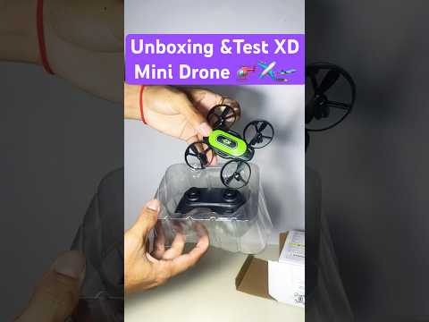 Unboxing &Testing a DRONE XD mini Drone #minidrone #drone