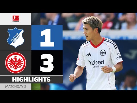 Dōan-Brace At BIG Away-Win! | HOFFENHEIM - EINTRACHT FRANKFURT | Highlights | MD2 – Bundesliga 25/26