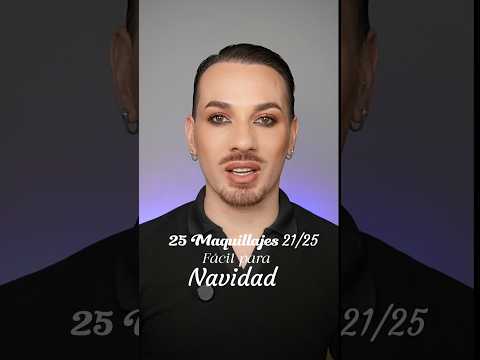 25 maquillajes fáciles para navidad 21/25 #calendariodeadviento