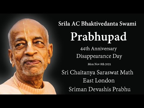 Srila Swami Maharaj Prabhupad   -   Disappearance Day