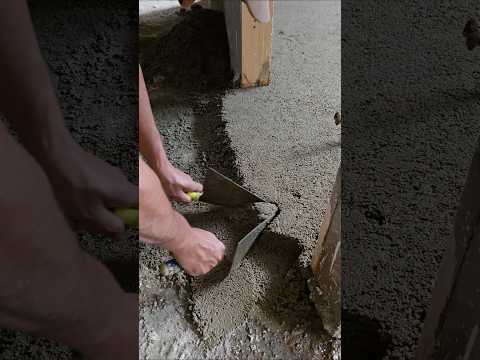 How to Cut Concrete Properly for Maximum Adhesion and Strength 👌✨#ConcreteWork