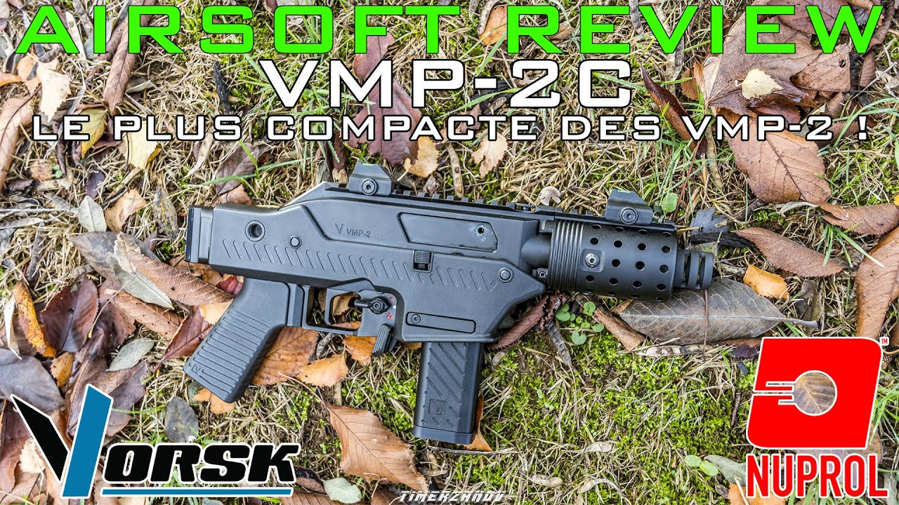 Airsoft Review #381 Vorsk VMP-2C Gaz Blowback (GBB) - Le plus compacte des VMP-2 !🙌[FR]