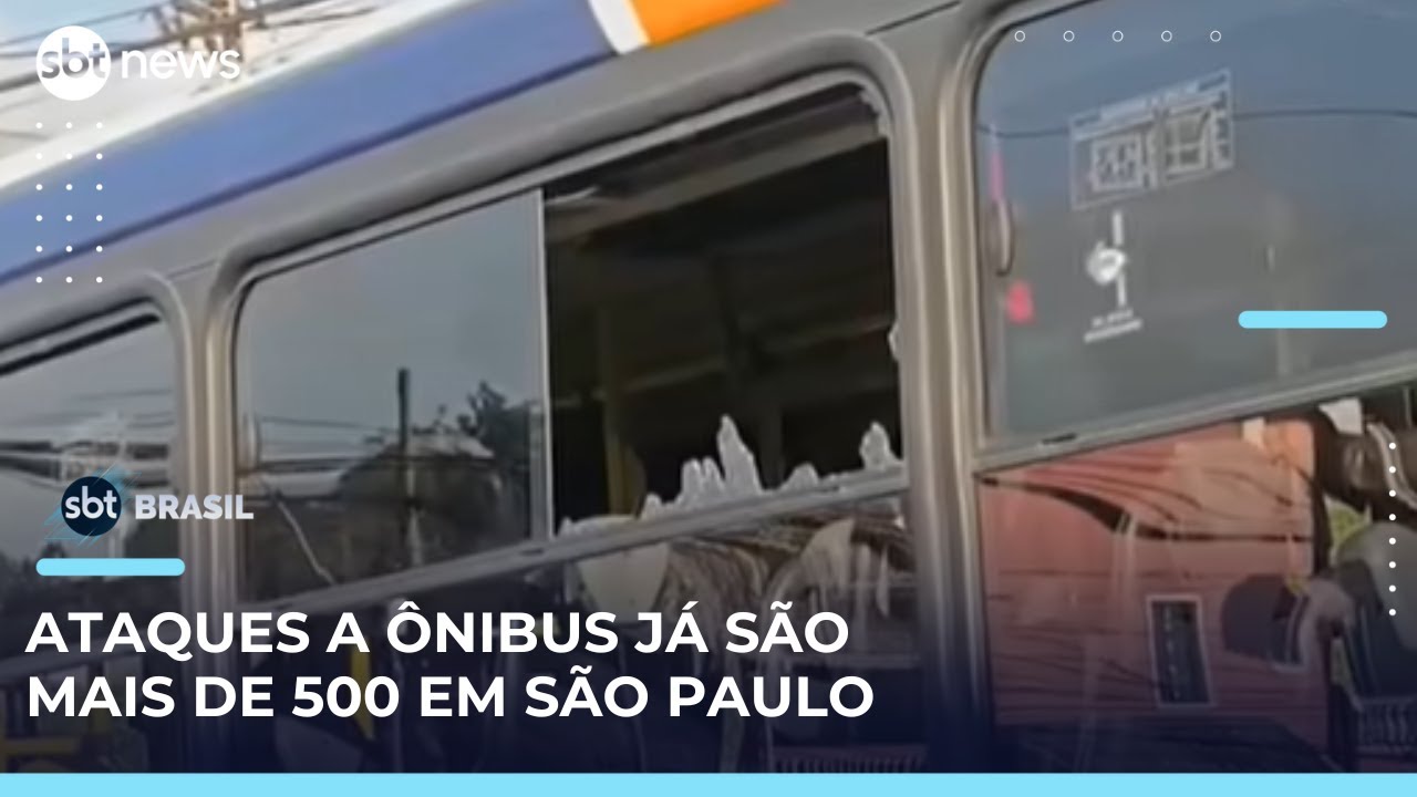 Novo ataque a ônibus é registrado na Rodovia Anhanguera em São Paulo | SBTBrasil