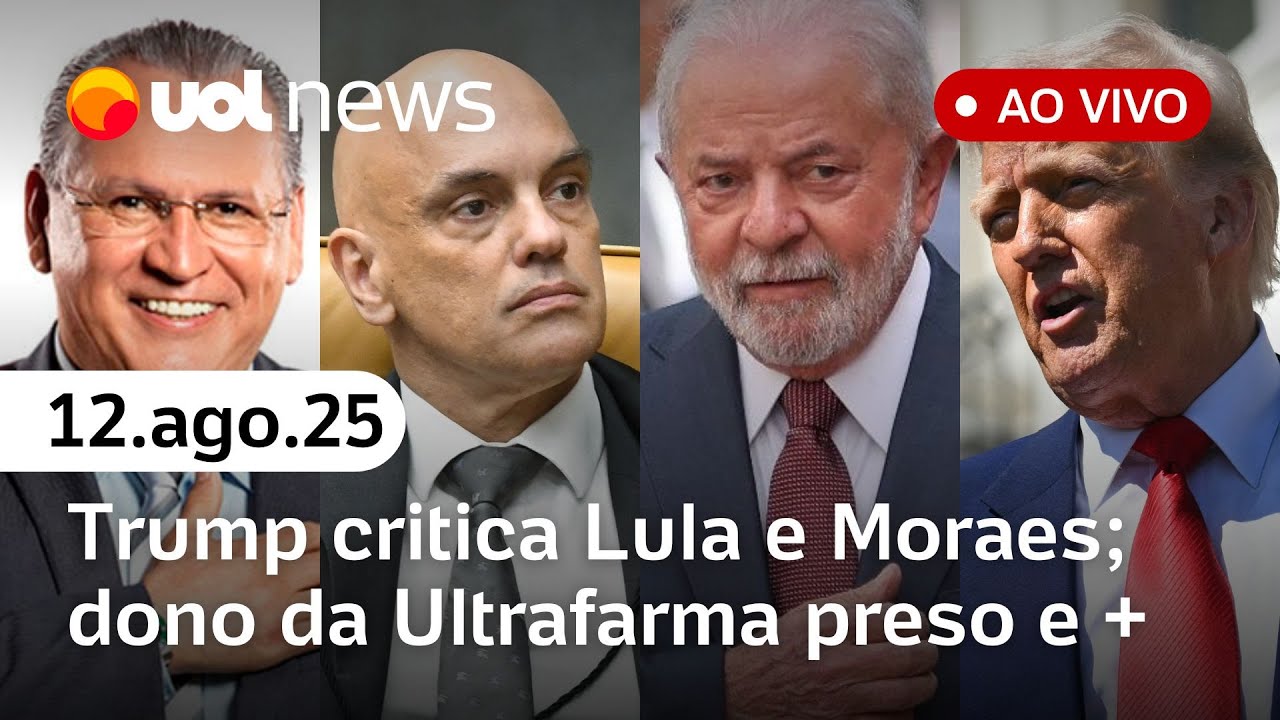 Trump critica Moraes e Lula prisão de dono da Ultrafarma Bolsonaro é autorizado a fazer exames e +
