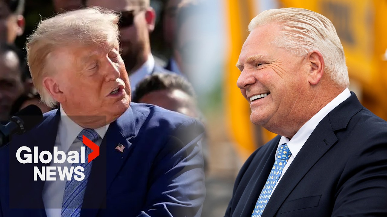 Ontario Premier Doug Ford takes to American news networks with more conciliatory tone