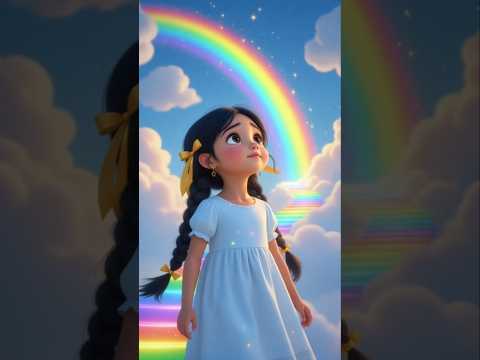 “इंद्रधनुष की आवाज़"#moralstories #hindistories #creativity#shorts😊✨