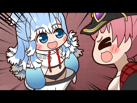 【手描き】こぼのパンツ【宝鐘マリン/こぼかなえる/ホロライブ切り抜き/切り抜き漫画】
